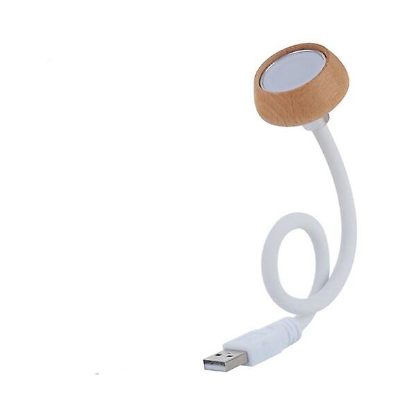 1W Flexible Usb Wood Led Reading Lamp Night Light For Computer Notebook Pc Laptop Power Bank