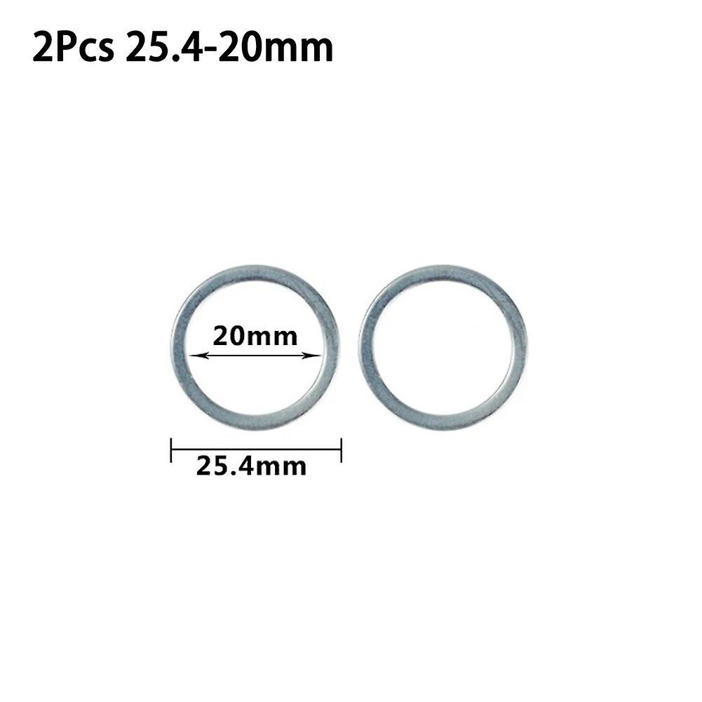 2pcs Reduction Ring Reducer Ring Conversion Ring for Cutting Disc Cutting Pad Ring Circular Saw Woodworking Tools~13098