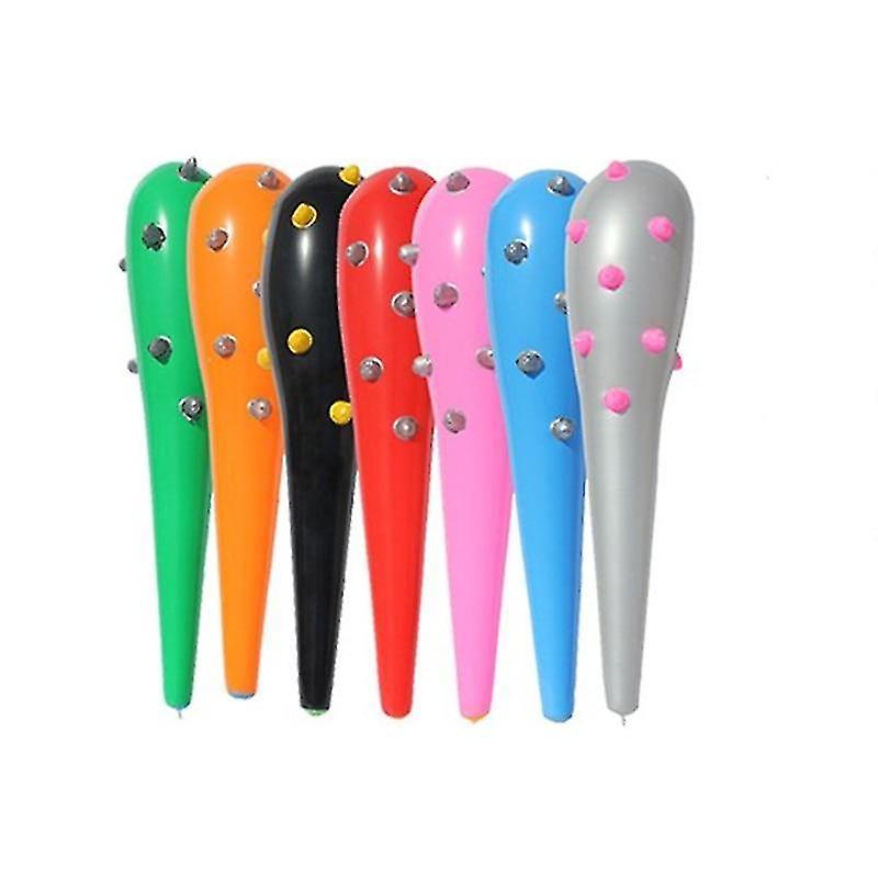 B 120cm Cartoon Shape Inflatable Long Hammer Design blow Up Noise Maker Toy