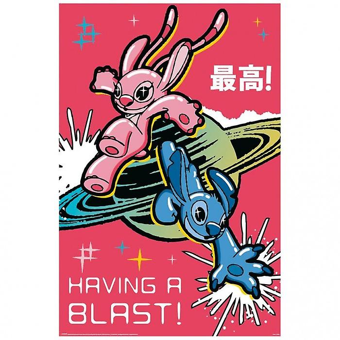 Lilo & Stitch Having A Blast Paper Poster