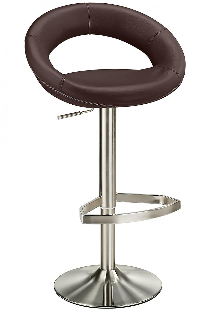 Lunar Adjustable Bar Stool - Brown