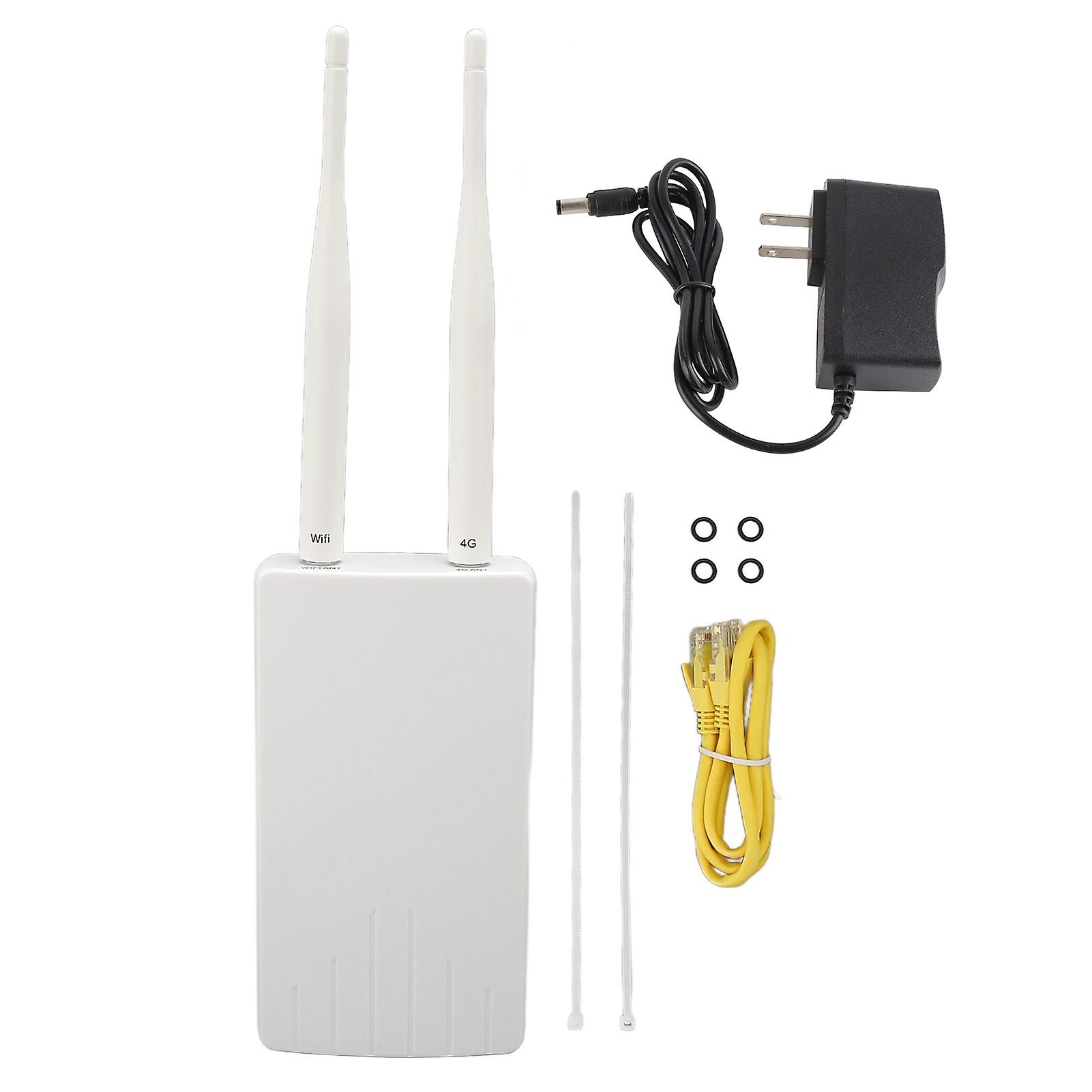 4G LTE Wireless Router with SIM Slot, 300Mbps, Dual Antennas, Unlocked WiFi Hotspot