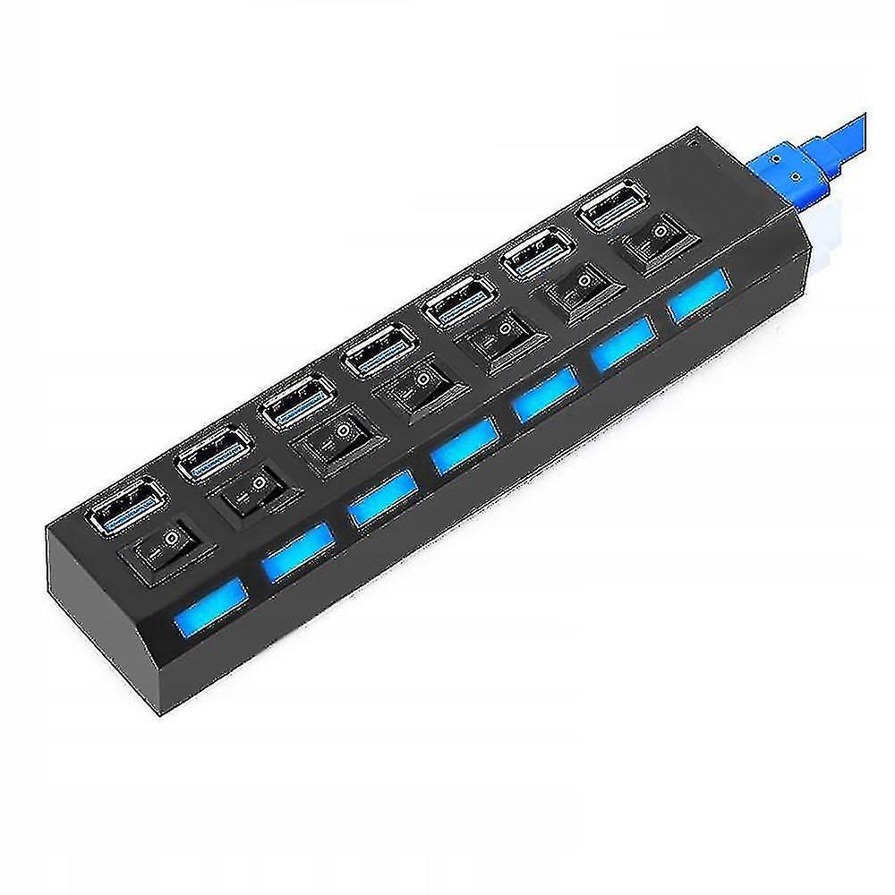 2023 New 7 Multiport Usb Power Supply Hub