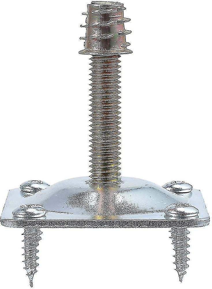 Ensemble De 4 Plaques De Fixation Pour Meubles Pieds Dans Quincaillerie Pour Fixation 49 X 49 X 2 Mm A