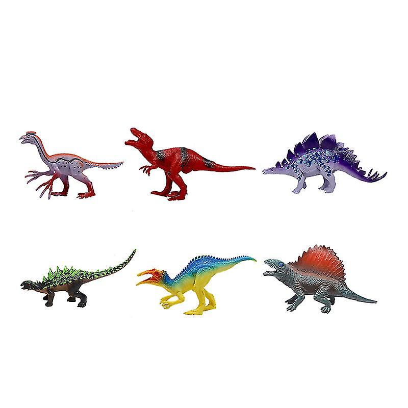 6pcs Simulation Dinosaur Toy