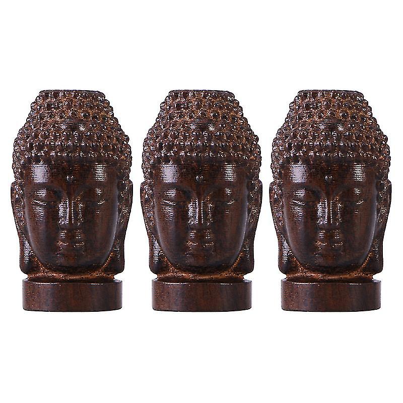 3pcs Wooden Sakyamuni