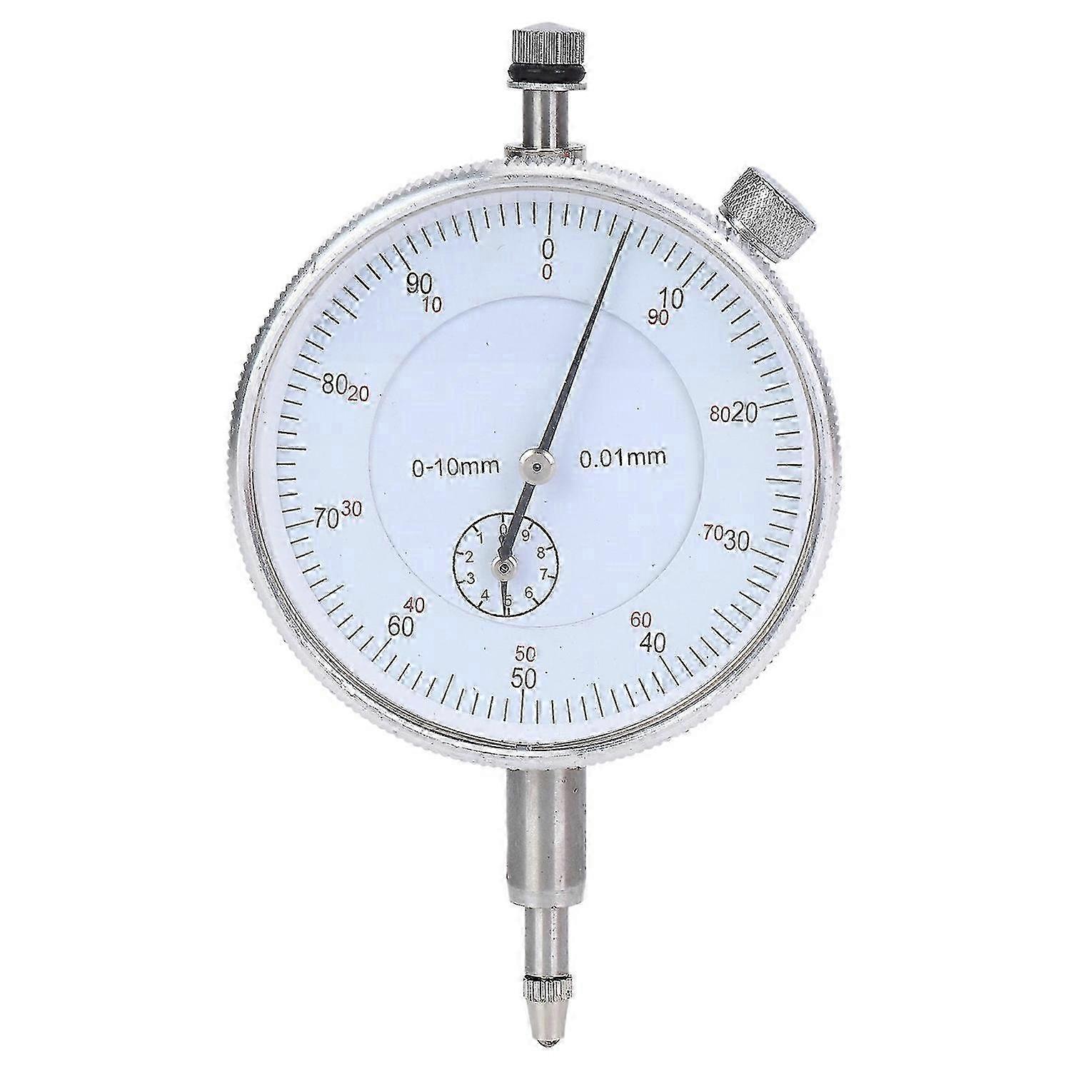Dial Indicator Gauge 0-10mm Meter Precise 0.01 Resolution Concentricity Test-D14