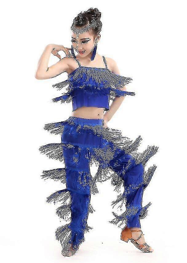 WOLIMAI Women's Sexy Fringe Tassel Ballroom Salsa Costumes