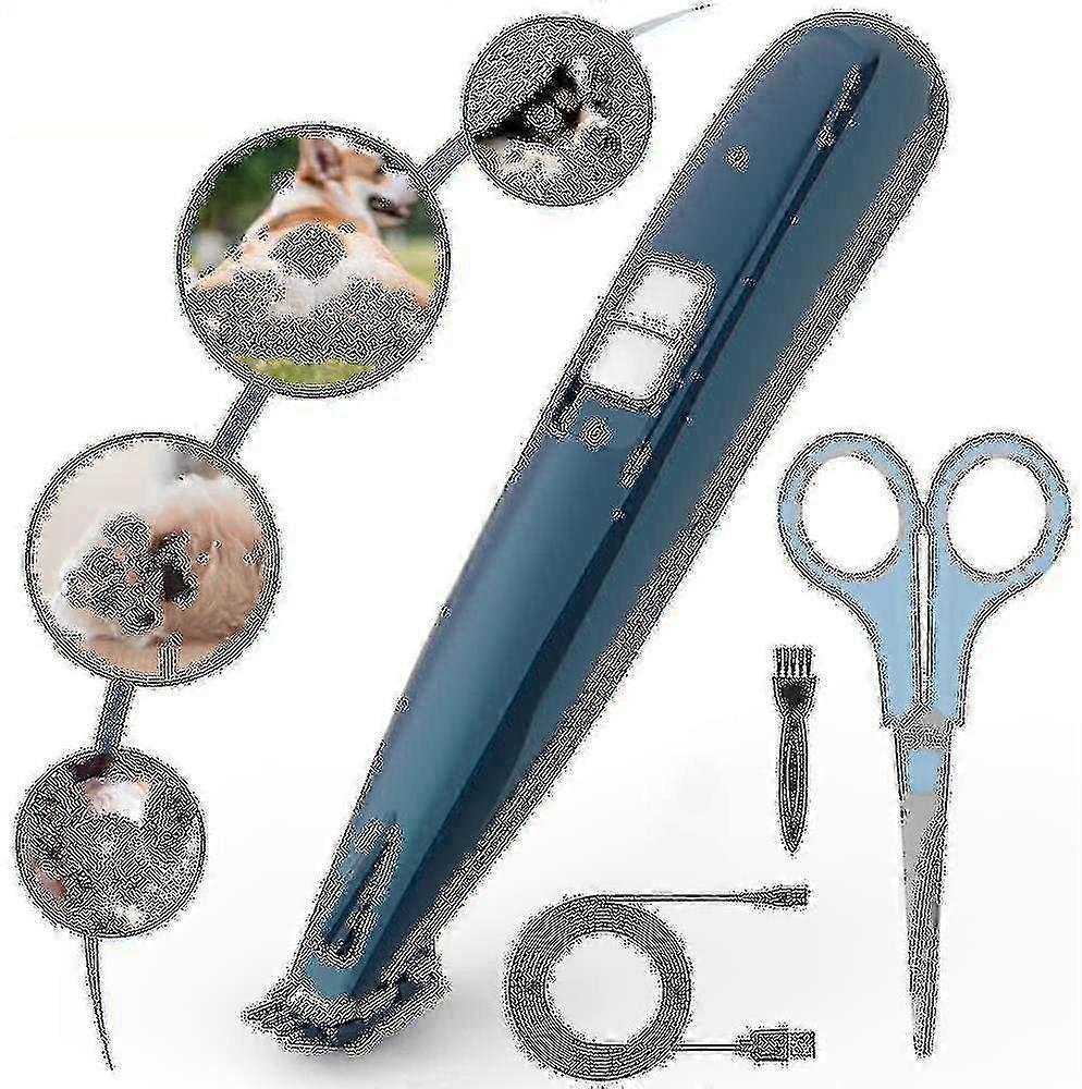 Pet Hair Clipper With Led Light, Usb Rechargeable_Feb
