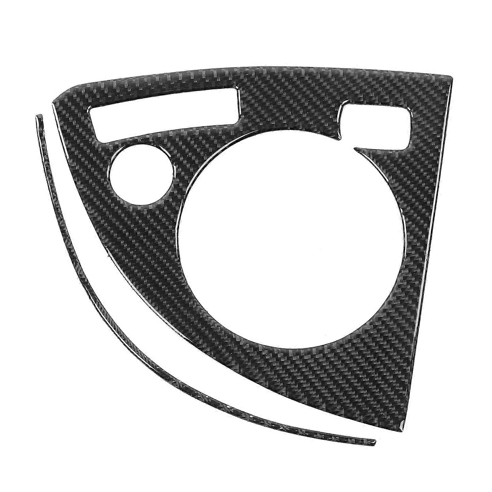 2 Pz Shift Gear Panel Cover in fibra di carbonio Trim Sticker Adatto per Prius 2012?2015 RHD