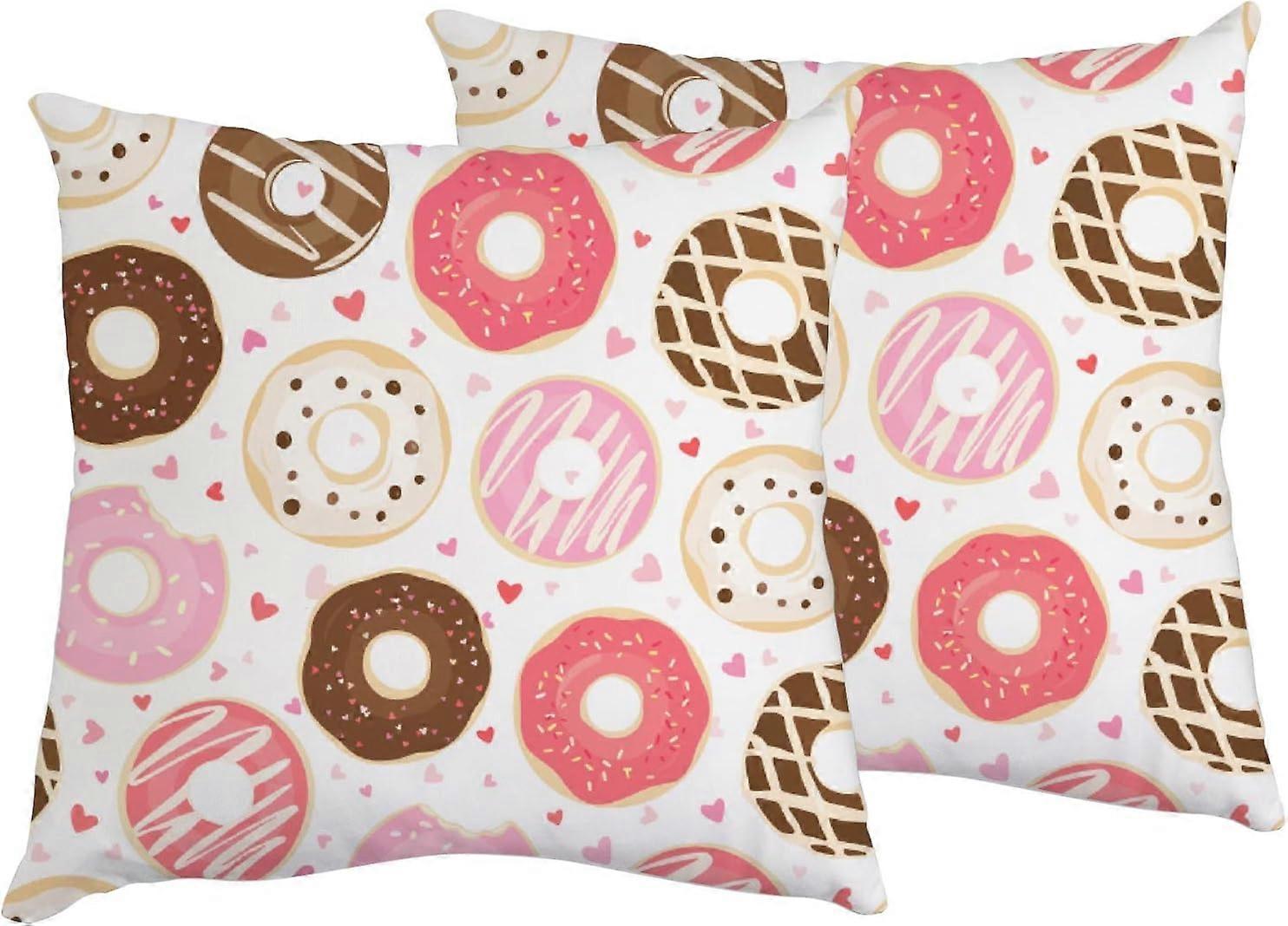 Pillowcase Valentines Day Candy Heart Love Summer Spring Happy Birthday 16x16 inch Square Throw Pillow Cover Protector Pillow Sham Pillow Case with Zi