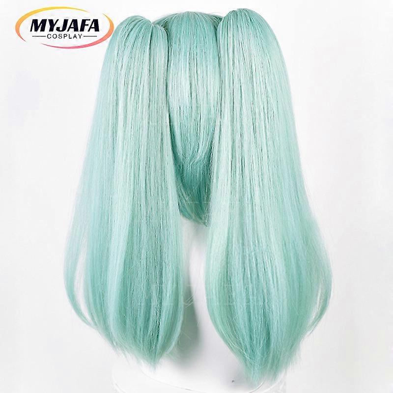 Cyberpunk Edgerunners Rebecca Cosplay Wig Mint Green Long