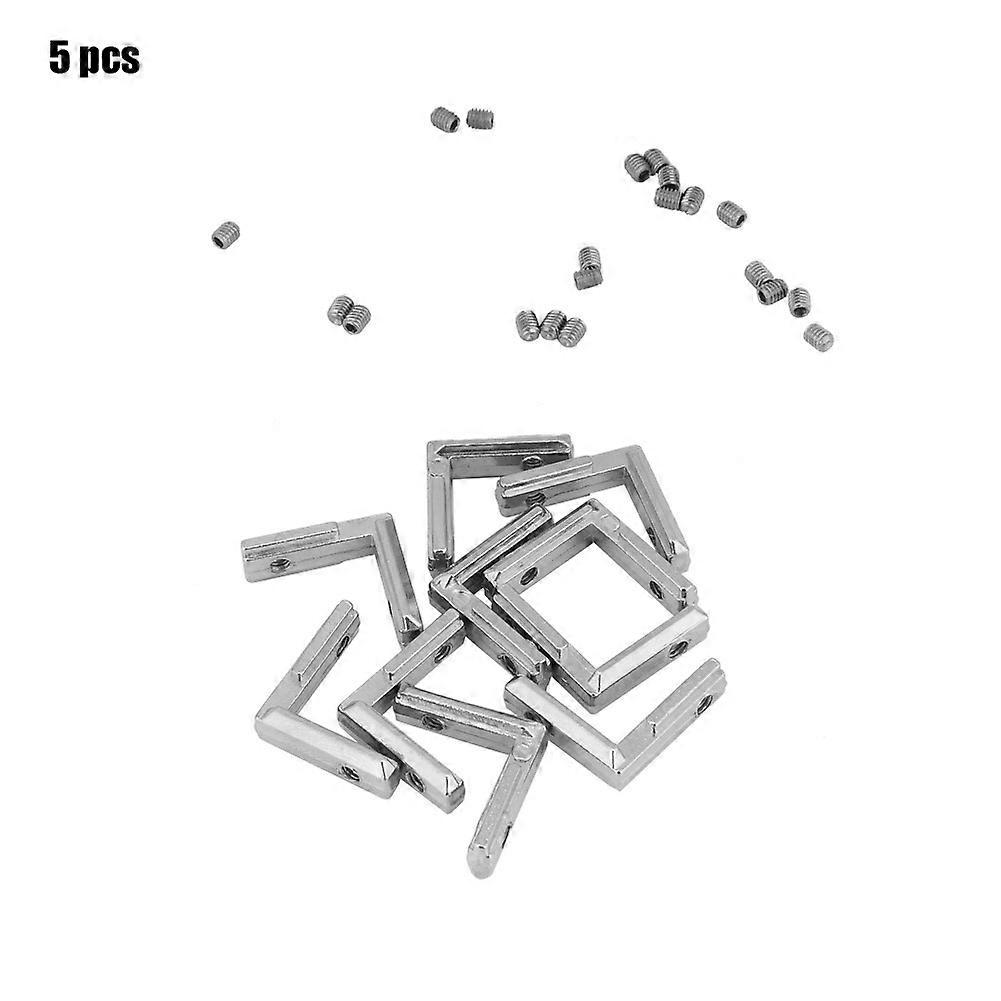 5pcs Eu Standard L Shape Corner Bracket Right Angle Brace Fastener (2020)