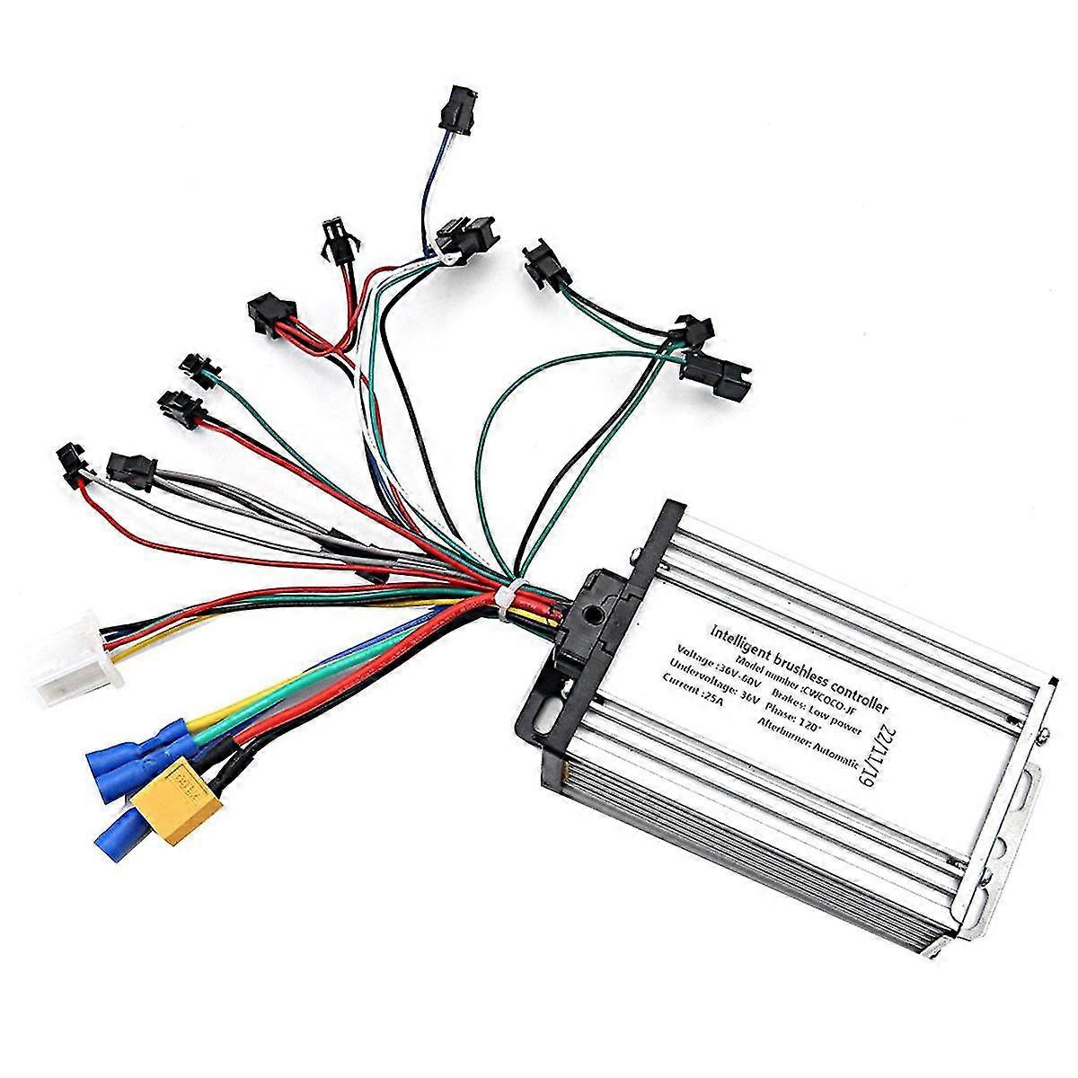 Elektroroller 36V-60V 25A Controller 36V 48V 52V 60V Intelligenter bürstenloser Controller 6-Rohr-Universalregler
