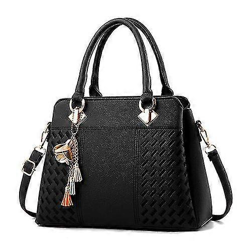 Jianghuo Donne Borse Nappa Pu Borsa in pelle Top Handle Ricamo Borsa a tracolla Borsa a tracolla donna Borsa a tracolla stile semplice