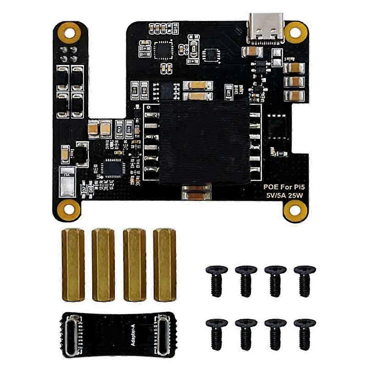 Pour 5 POE avec activation de déclenchement PD Type C Prise en charge de l'alimentation par Ethernet Norme réseau IEEE 802.3af/At