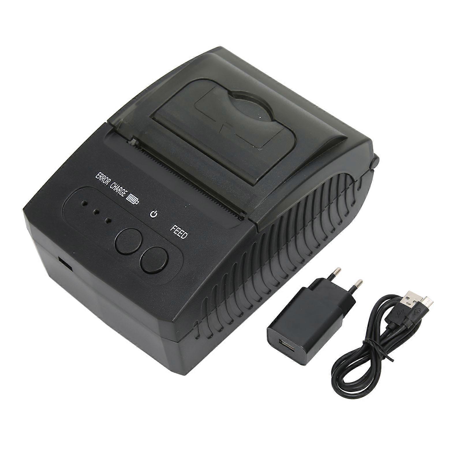 Thermal Printer ABS Material USB DC 5v 1a Charging Wireless Connections 48mm/s Hotline Printing Tool 100?240V