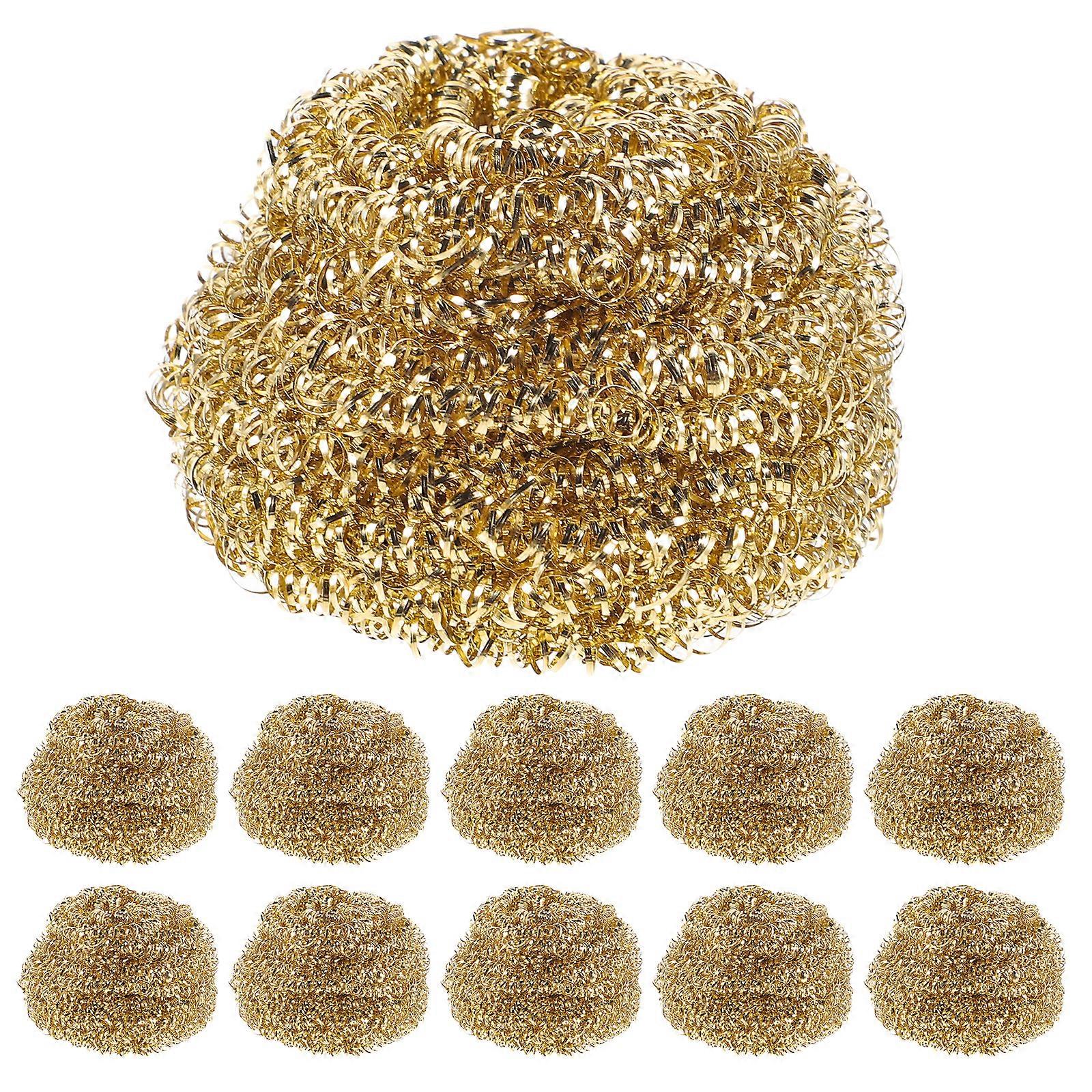 10pcs Soldering Tip Cleaners Brass Wire Ball for Cleaning Soldering Irons and Tips
