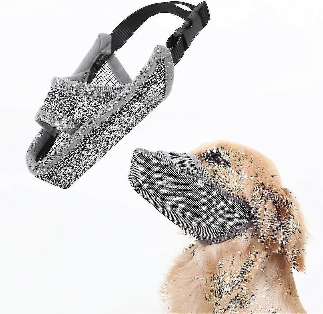 Nylon Dog Muzzle For Small Medium Large Dogs, Air Mesh Breathable