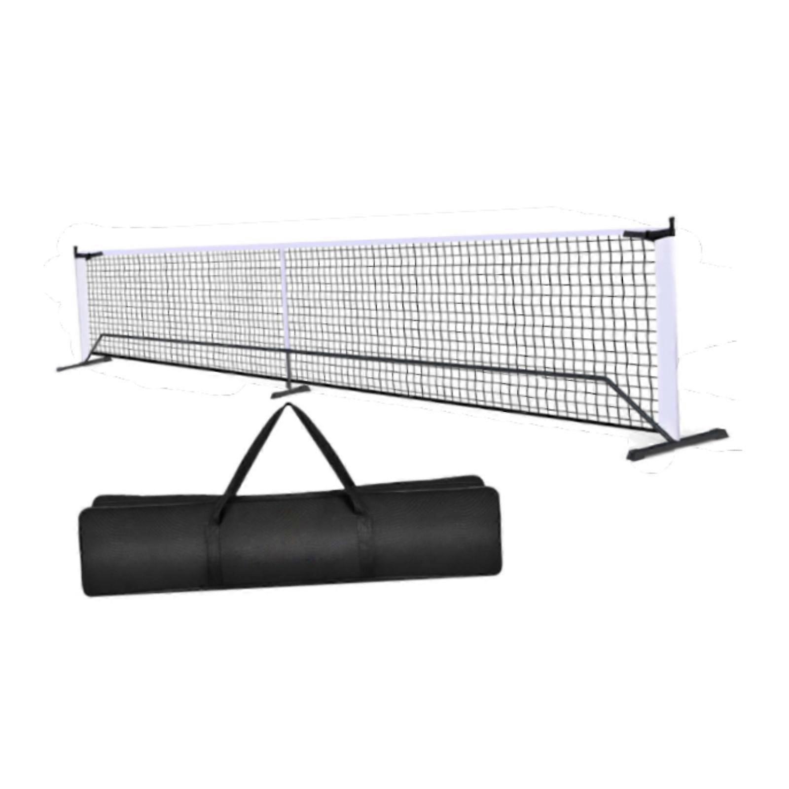 Portable Pickleball Detachable 22ft Pickle Ball Net for Game Indoor Training black