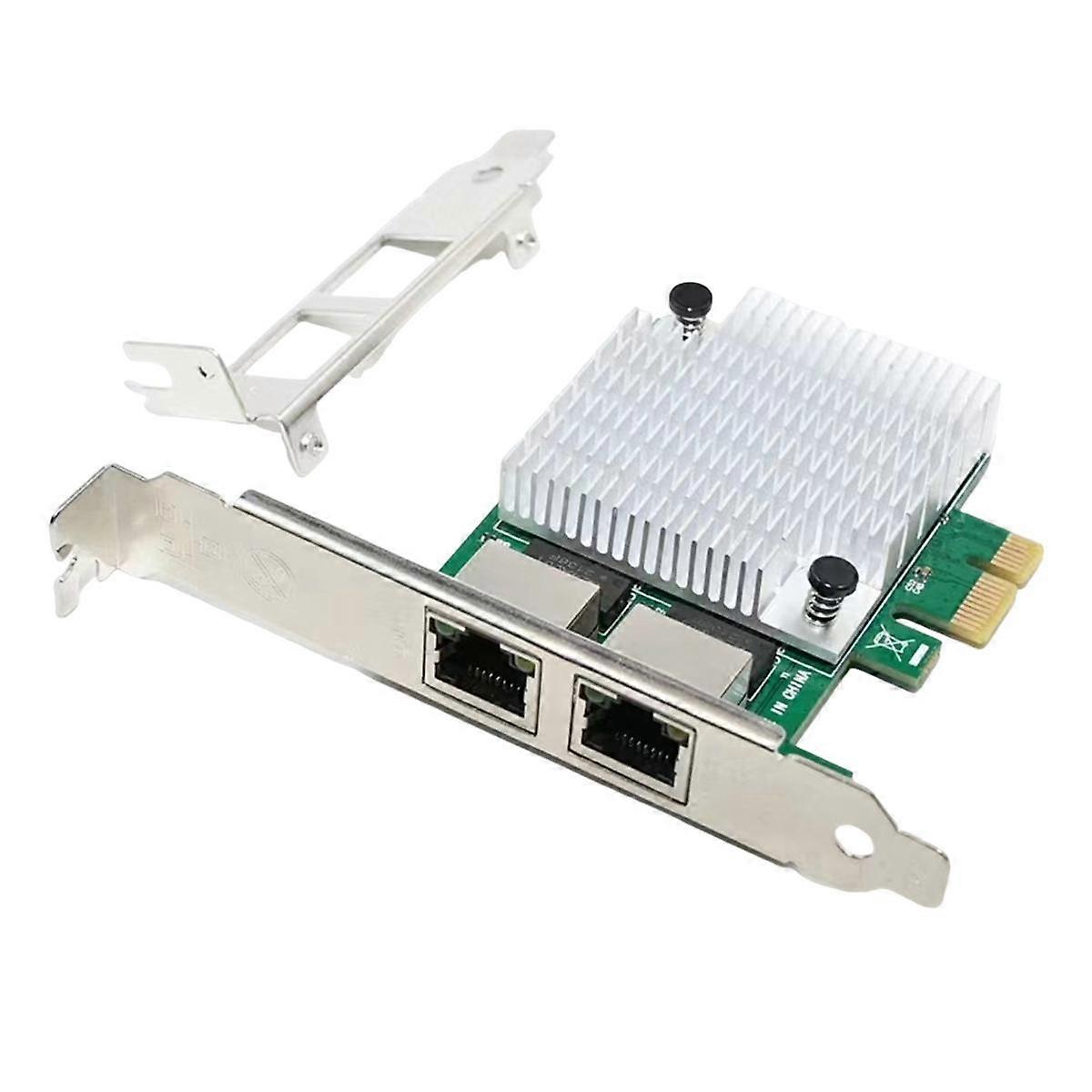 2 RJ45 Port PCIe X1 Dual Gigabit Realtek 8111F+ ASM1082E Chipset Filtru PCI-E Computer LAN Network