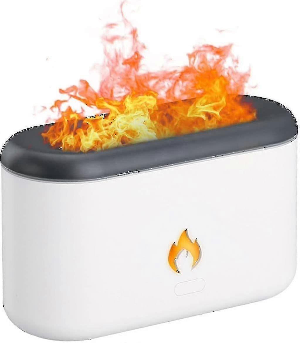 1 pz Diffusori di Olio Essenziale di Fiamma Umidificatore di Aromaterapia 300ml Simulazione Umidificatore d'aria a nebbia di fiamma