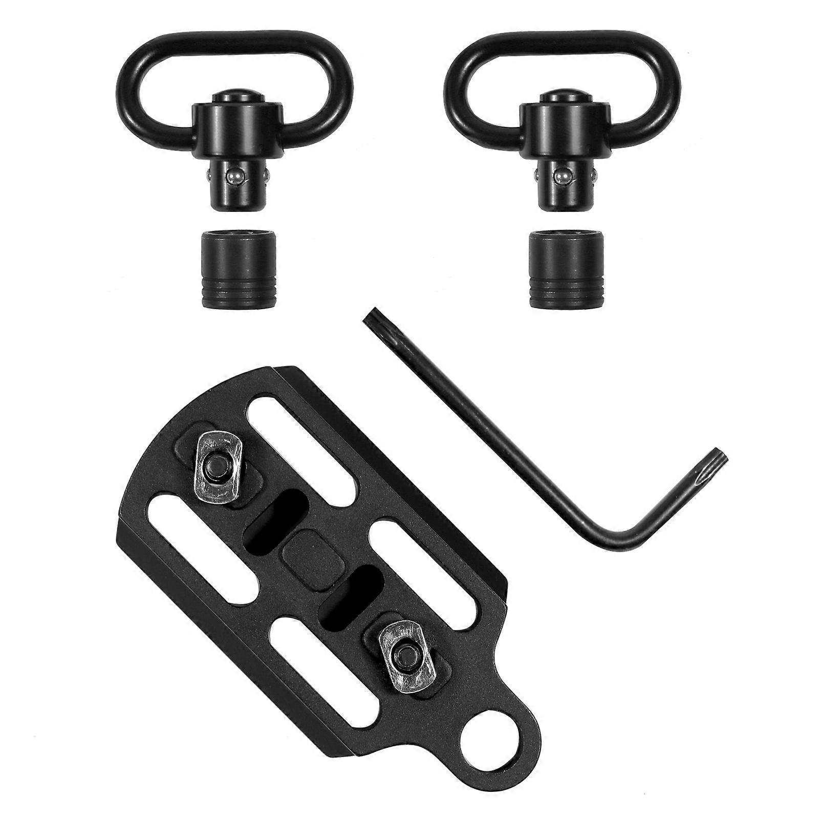 M-Lok Arca-Swiss Rail Adapter RRS Tripod Dovetail Adapter Quick Release Plate Rail Mount Accessories with QD Sling Swivels
