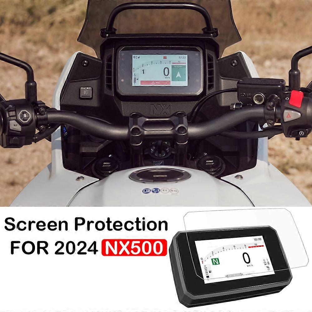 ホンダNX500 2024年のための2024 NX500オートバイスクリーン保護 - アンチスクラッチクラスタースクリーンアンチグレアクラスター保護フィルム