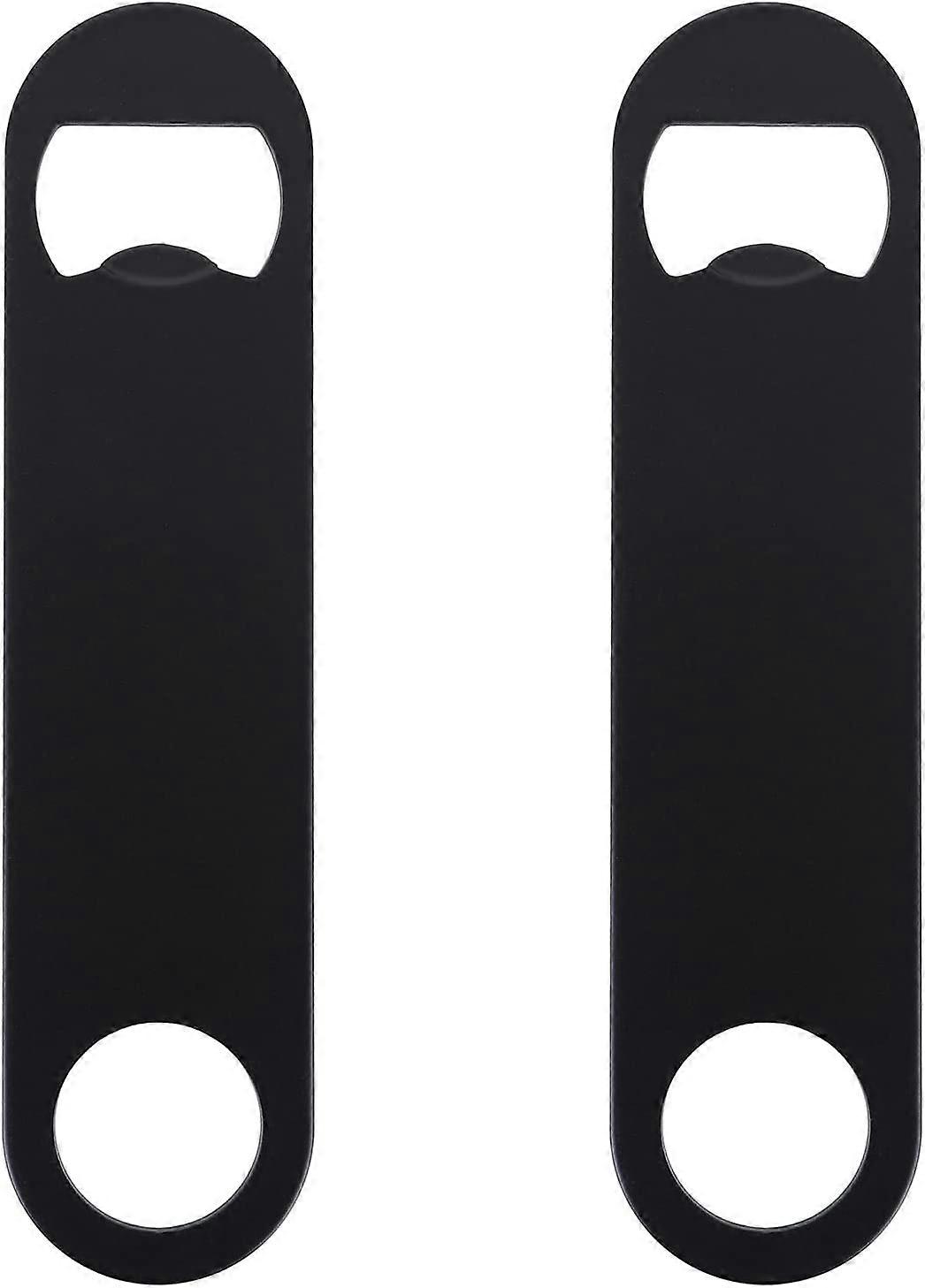 2 pcs flat corkscrew stainless steel beer corkscrew straight plate corkscrew