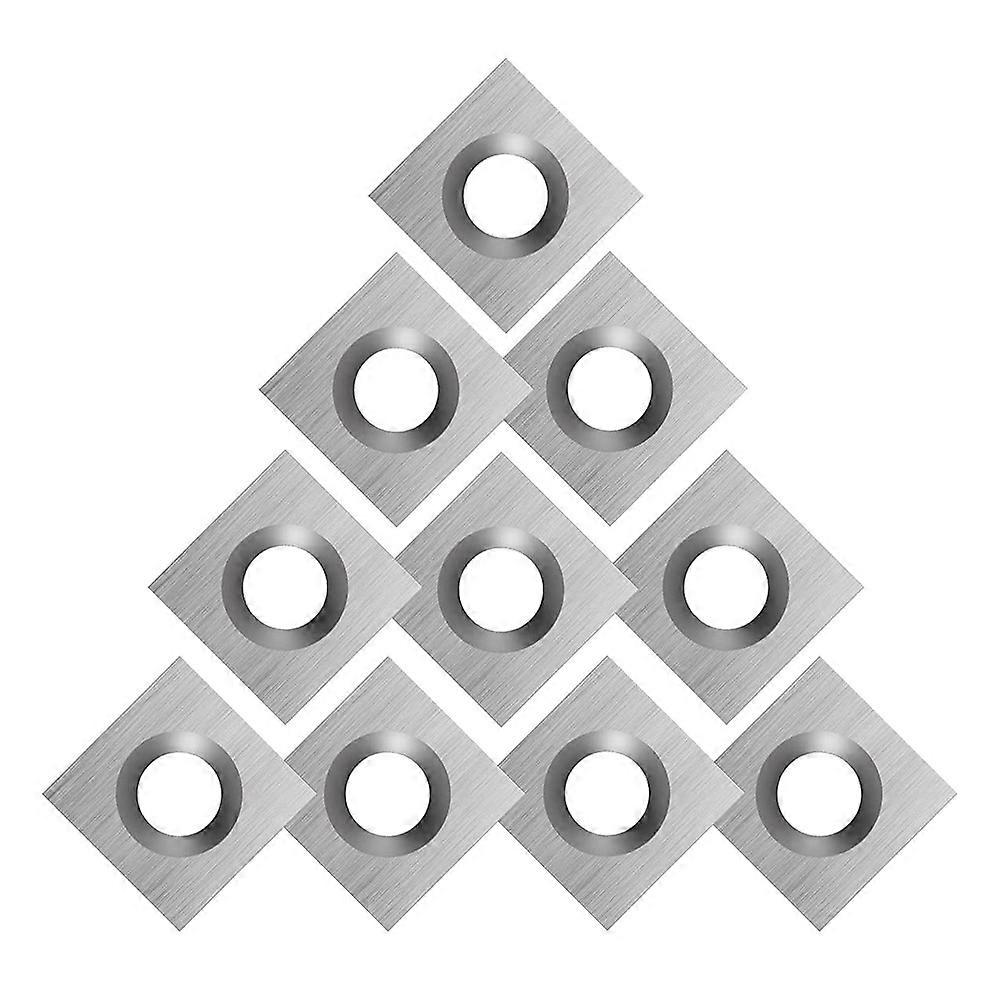 10Pcs Wood Carbide Inserts for Wood Lathe Turning Tool 11X11X2.0mm-30 Match Woodturning Tool Set
