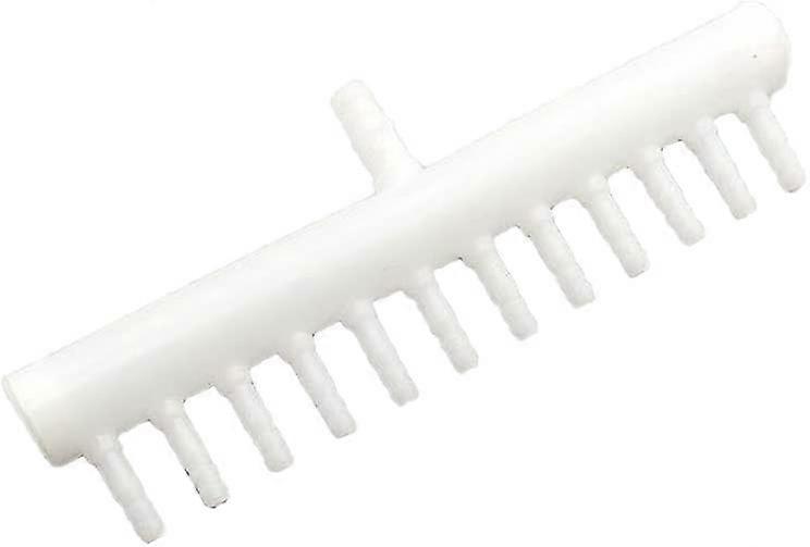 Luftflödesdelare, plast akvarium, vit 12 hål (1st)