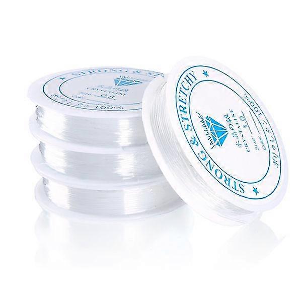 2-pack Transparent Elastic Thread For Jewelry Making