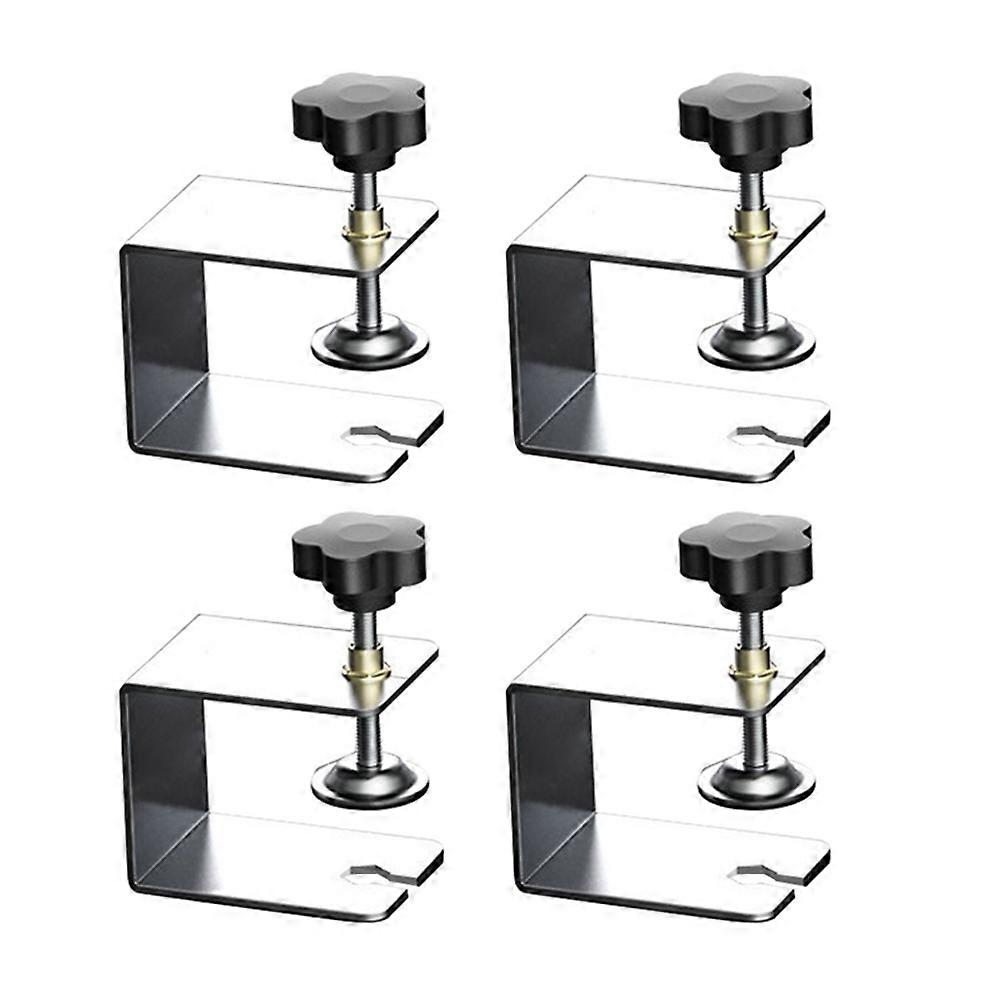 Cabinet Hardware Jig, 4 Pack C Clamps for Drawer Front Installation, Cabinet Framing Clamps for Tab