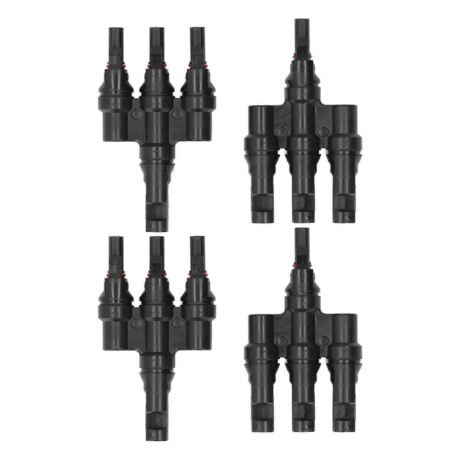2 Set Solar PV Connector PPO Housing Male and Female PV Connector for Solar Generation System 1000V PV LT 3