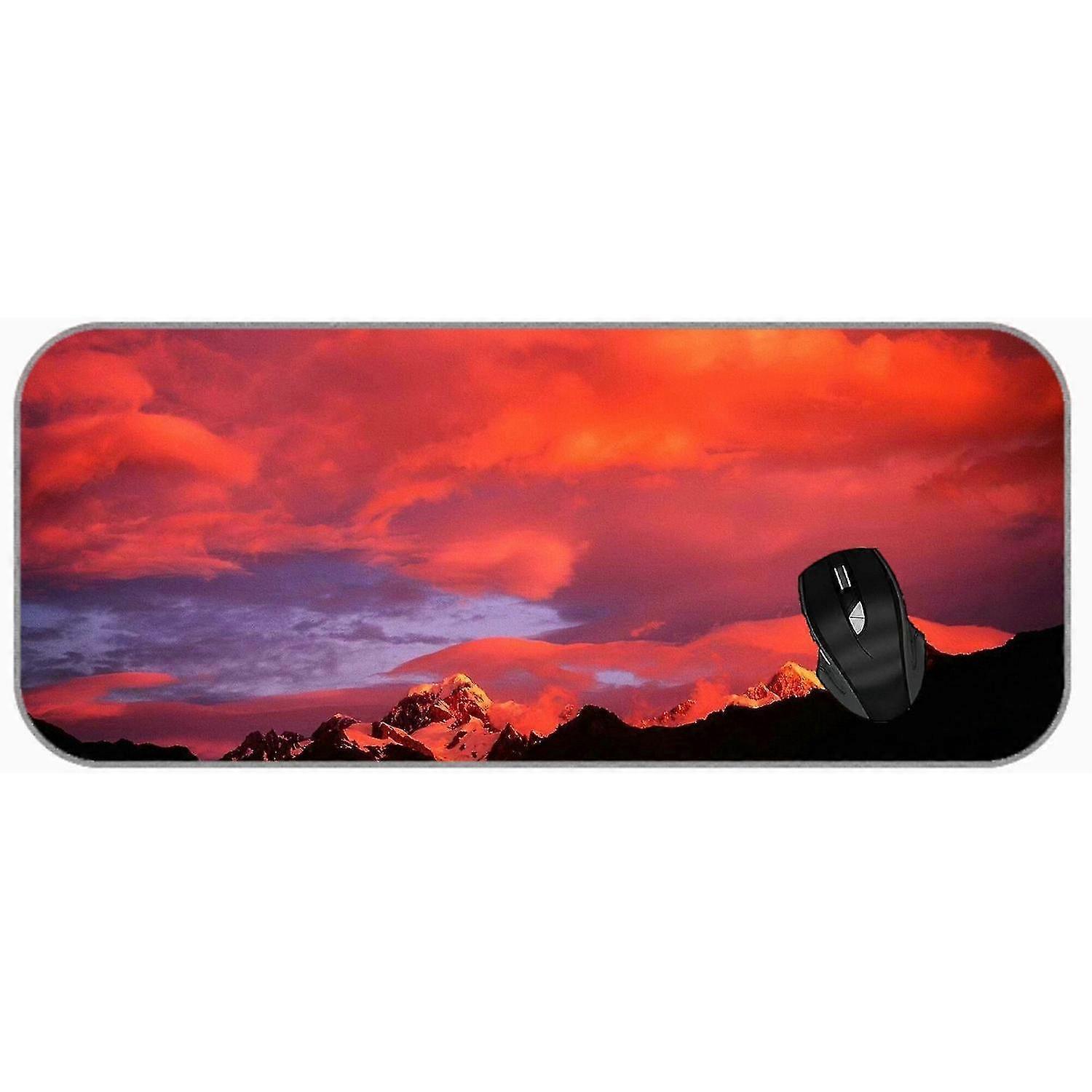 large mouse orange cloud nature mountain sunset pink gaming