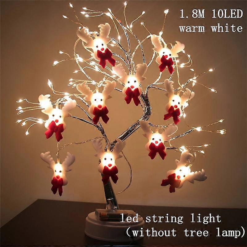 Snowman Christmas Tree LED Garland String Light merry Christmas decorations for home