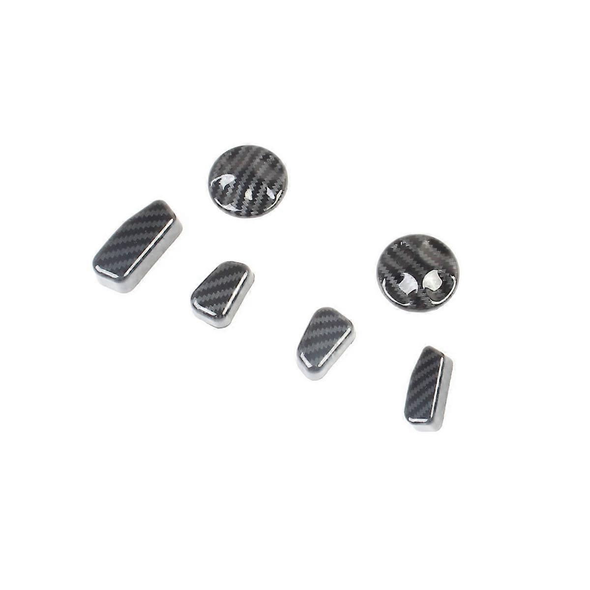 Car Carbon Fiber Interior Front Power Seats Adjustment Switch Cover Trims for Durango 2011-2022