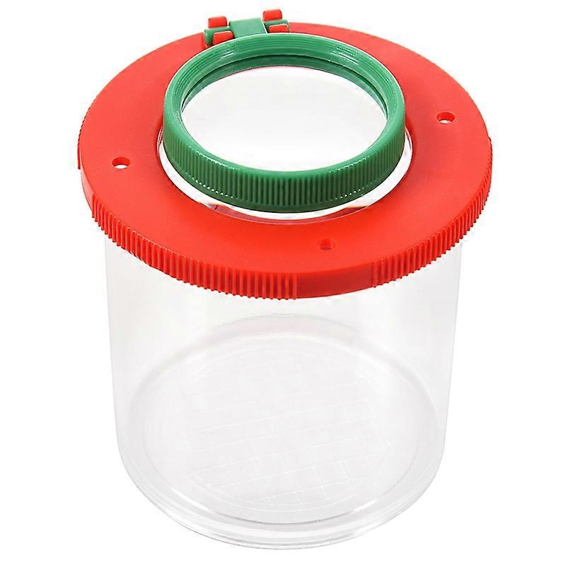 4X Two Lens Insect Viewer Locket Box Magnifier Bug Magnifying Loupe Kid Toy Gift