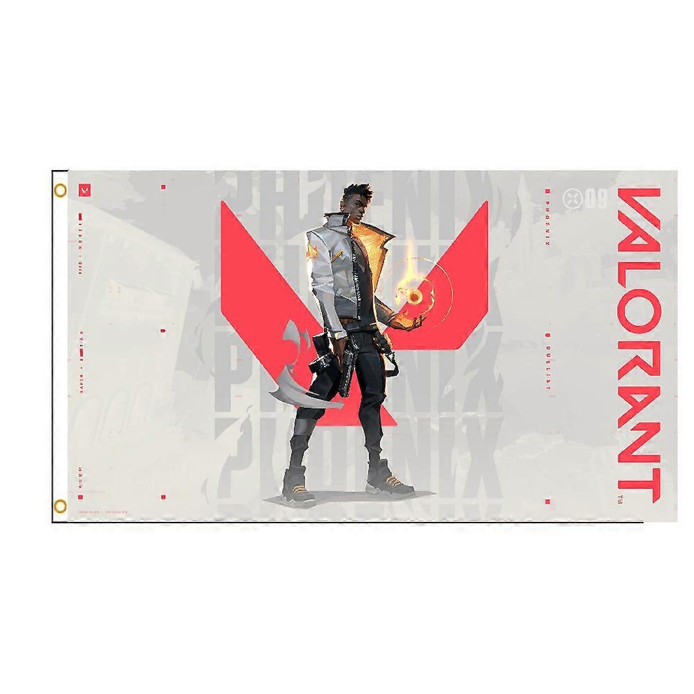 Pheonix Valorant Flag Banner Style 156