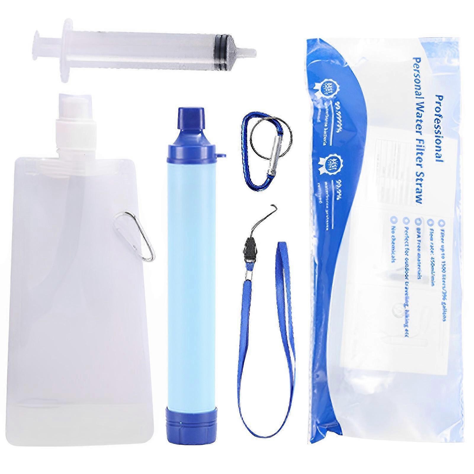 Portable Mini Water Filter System Ultralight Travelling Washable Reusable Water Filter for Outdoor Activities and Hiking