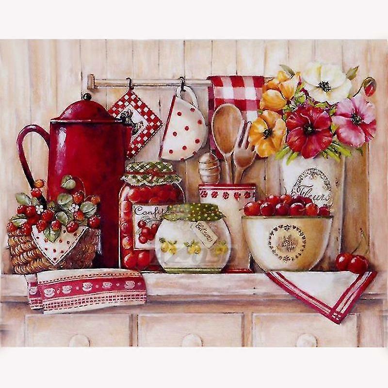 Full Diy Craft Diamond Maleri Maleri Broderi