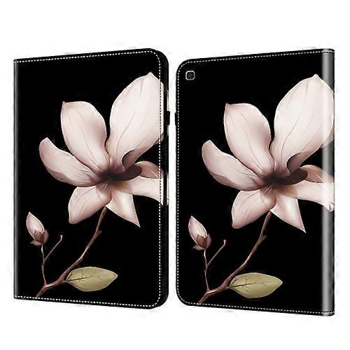 Til Samsung Galaxy Tab A 10.1 2019 krystalteksturmalet lædertablettaske