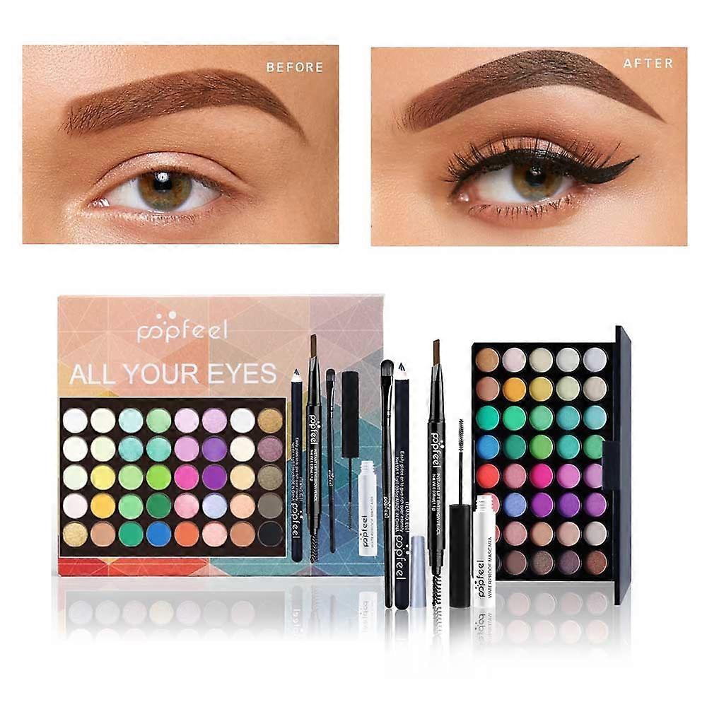 Eye Makeup Set 40 Colour Eyeshadow Paletted Non Eyeliner Eyeshadow 3ml Cosmetic Sets FLY4003