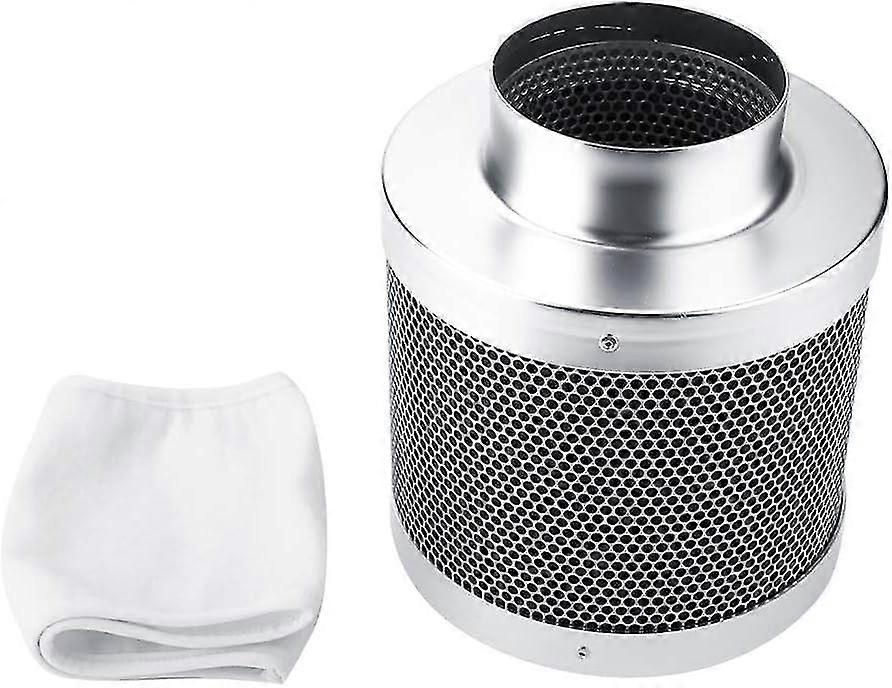 活性炭过滤器提取器，用于水培的防臭碳过滤器，车间，家庭 - 锌阳极氧化不锈钢外壳