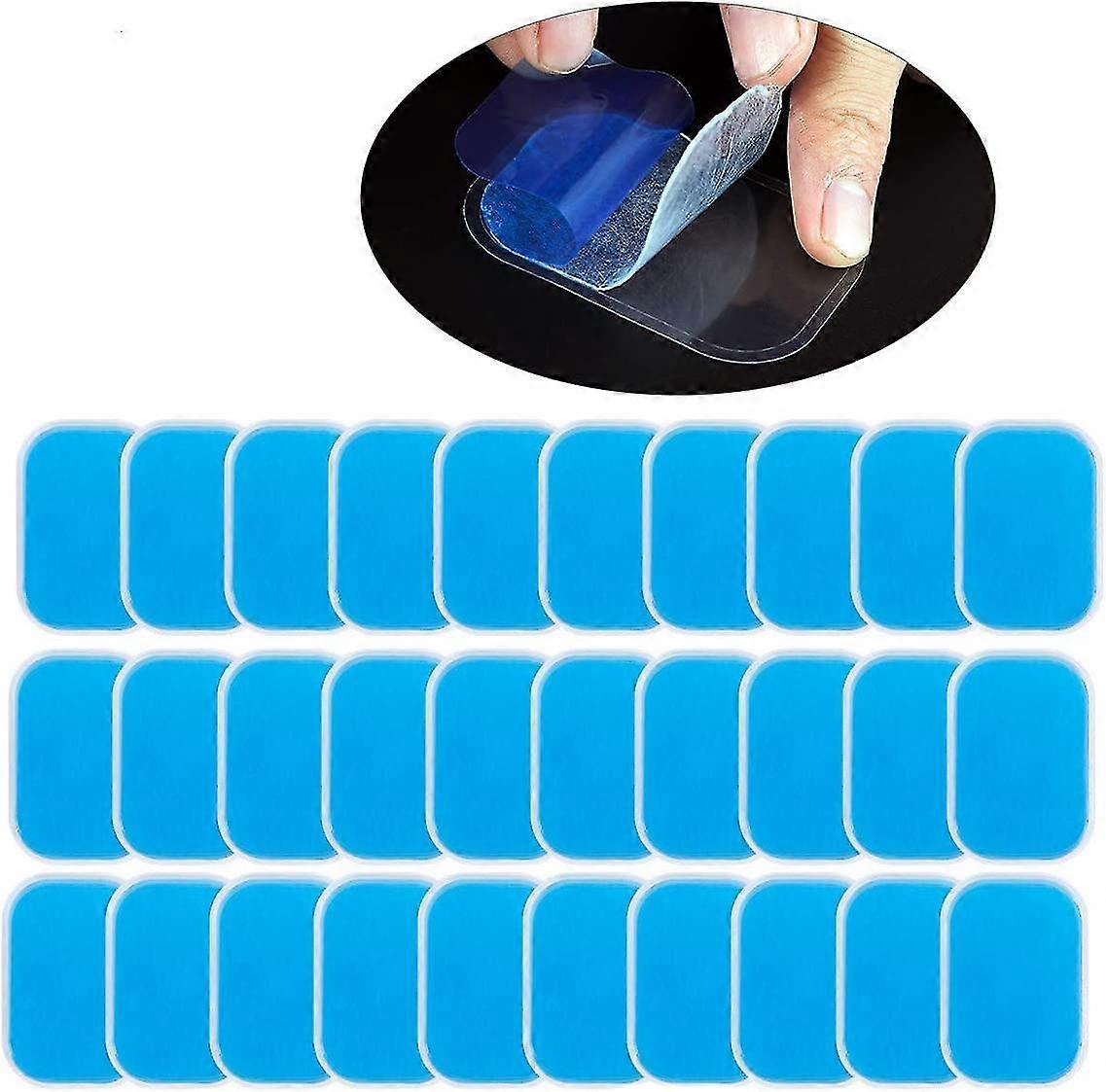 Pack Of 60 Pads Abs Trainer Replacement Gel Sheet For Abdominal Muscle Trainer, Accessory For Ab Workout Toning Belt.