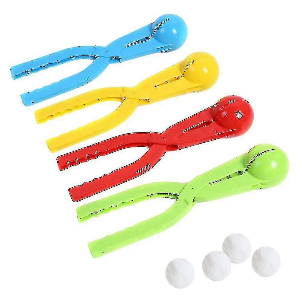 Snowball Tongs, Professional Snowball Tongs For Snowball Fights, Snowball Tongs 4pcs