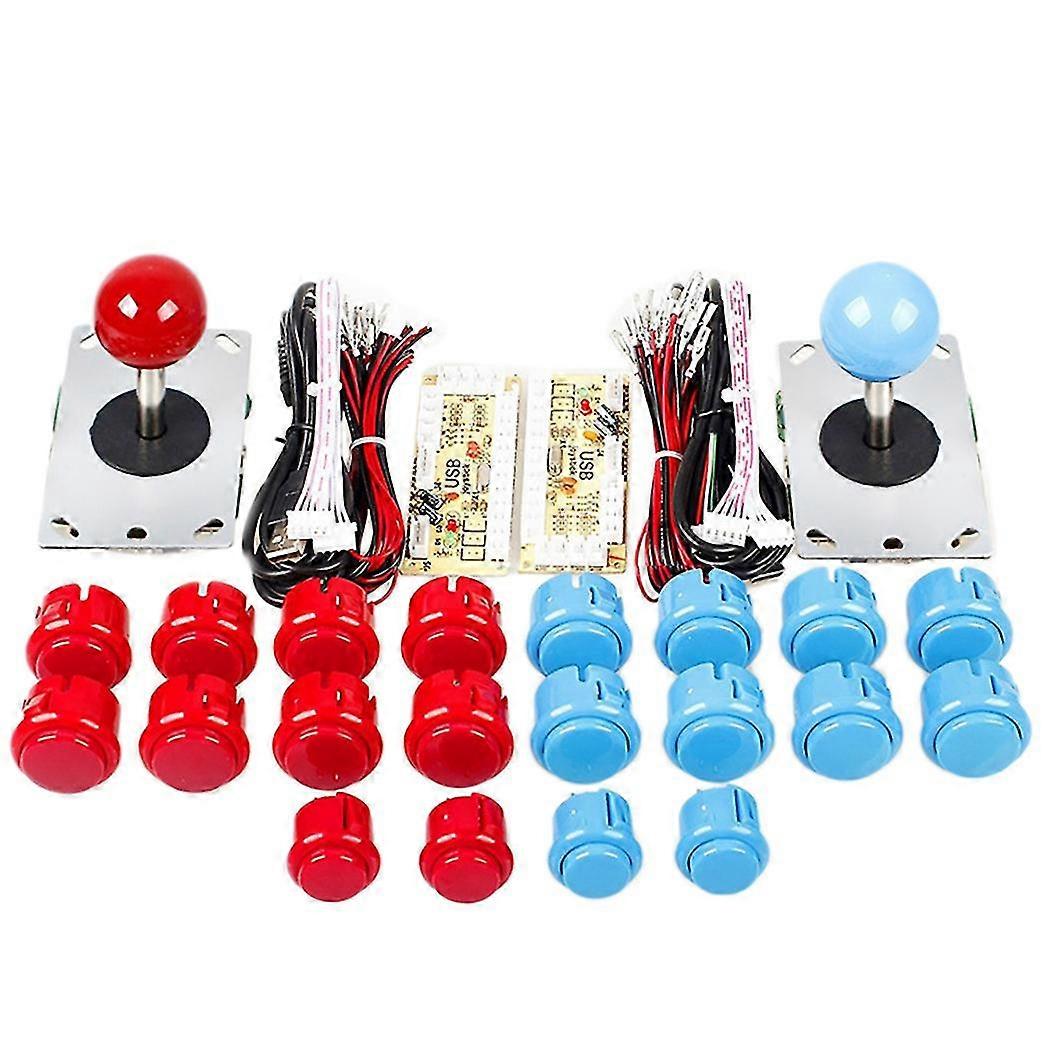 2-person Arcade Diy Kit Usb Encoder To Pc Joystick + Arcade Button Suitable For Arcade Joystick Elec