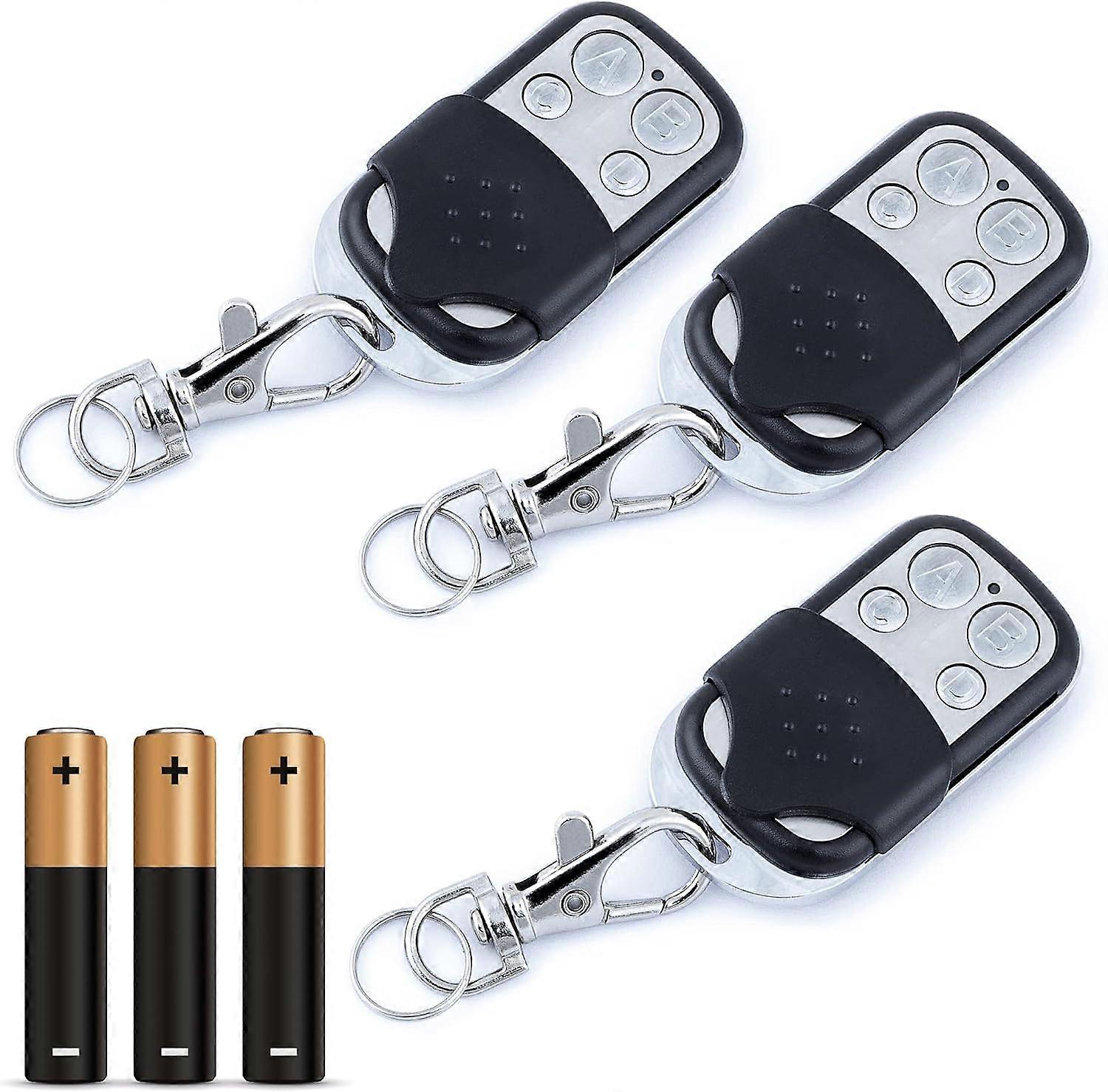 Universal gate remote control, frequency 433.92 Mhz for automatic gates, wide radius - Universal remote control for gate programmable fixed code 12 V 