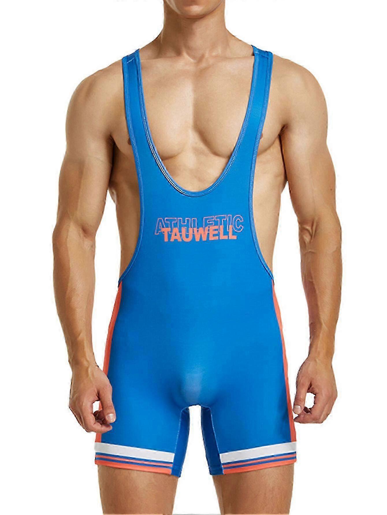 Fitness için Erkekler Singlet Hafif Polyester Y-Back Tank Top Güreş Ekipmanları