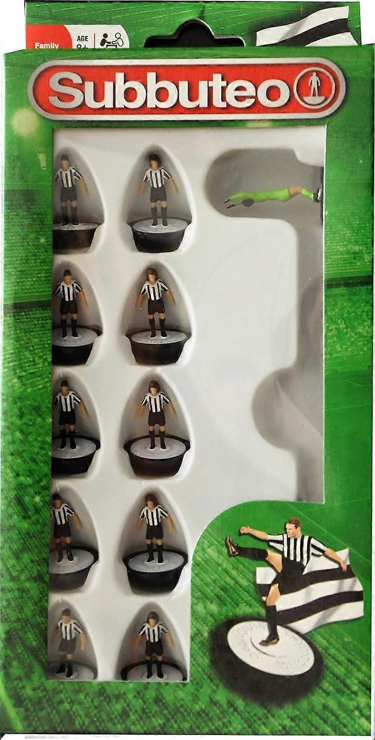 Subbuteo - Black/White Stripes Team Set Kids Toy